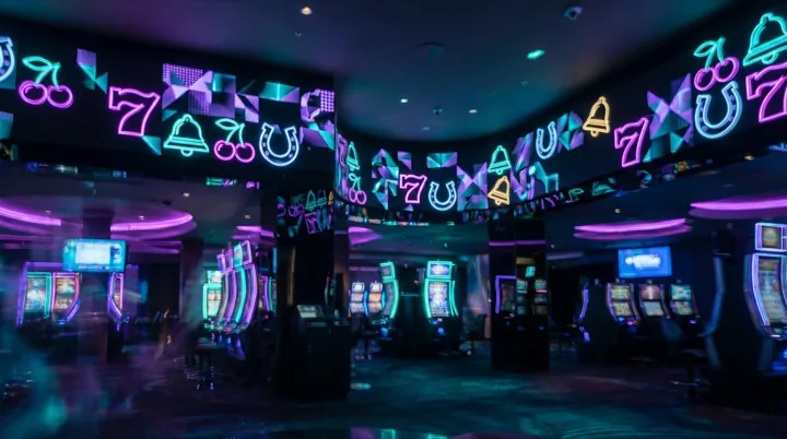 Illustration: diverse casino game selection - slots, live tables, and originals